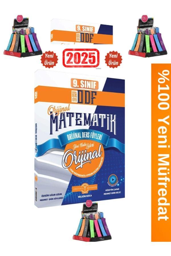 2025 9.Sınıf Matematik ODF KDT Seti %100 Yeni Müfredat Konu Anlatım Fasikül+Kalemlik - Orijinal Yayınları - Image 1