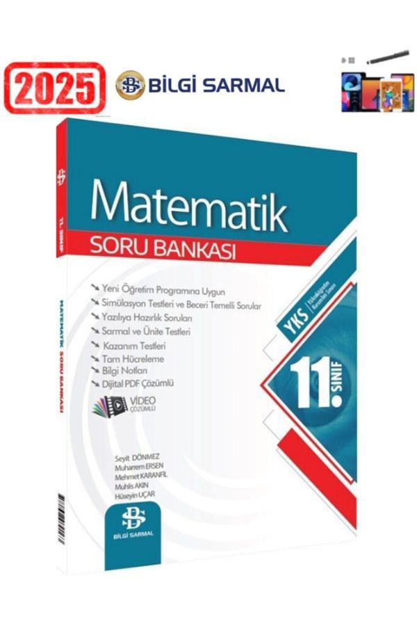 Güncel 11.Sınıf Matematik Video Çözümlü Soru Bankası+Android Kalem - Bilgi Sarmal Yayınları - Image 1