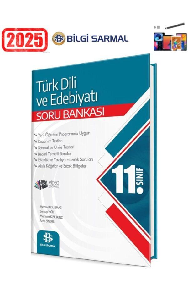 Güncel 11.Sınıf Türk Dili Edebiyatı Video Çözümlü Soru Bankası+Android Kalem - Bilgi Sarmal Yayınları - Image 1