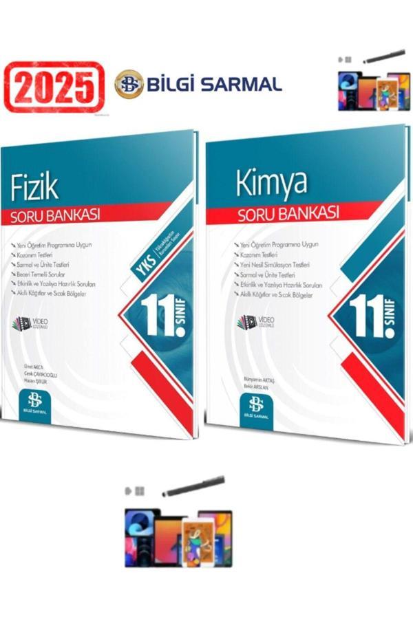 Güncel 11.Sınıf Fizik-Kimya Soru Bankası Seti+Android Kalem - Bilgi Sarmal Yayınları - Image 1