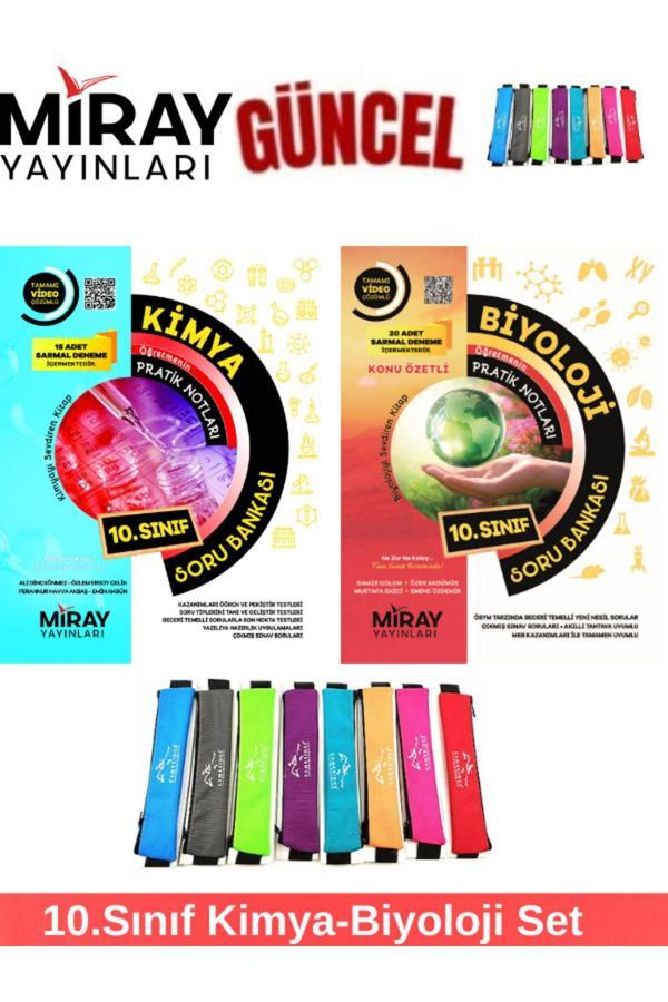 Miray Yayınları Güncel 10.Sınıf Kimya-Biyoloji Soru Bankası Soru Bankası+Kalemlik - Miray Yayınları - Image 1
