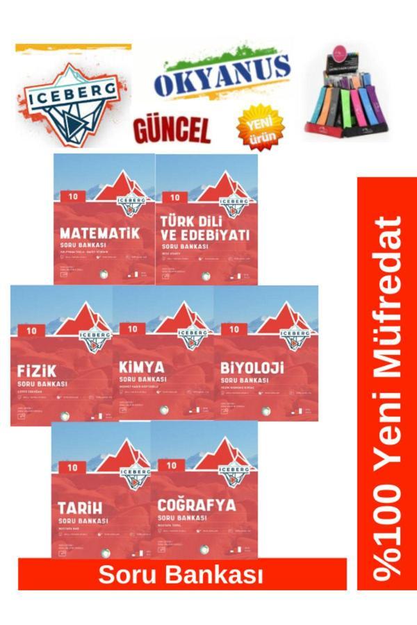 Güncel 10.Sınıf Iceberg Tüm Dersler(M-F-K-B-C-T-E-)7 Kitap Video Çöz. Soru Bankası(Yeni)+Kalemlik - Okyanus Yayıncılık - Image 1