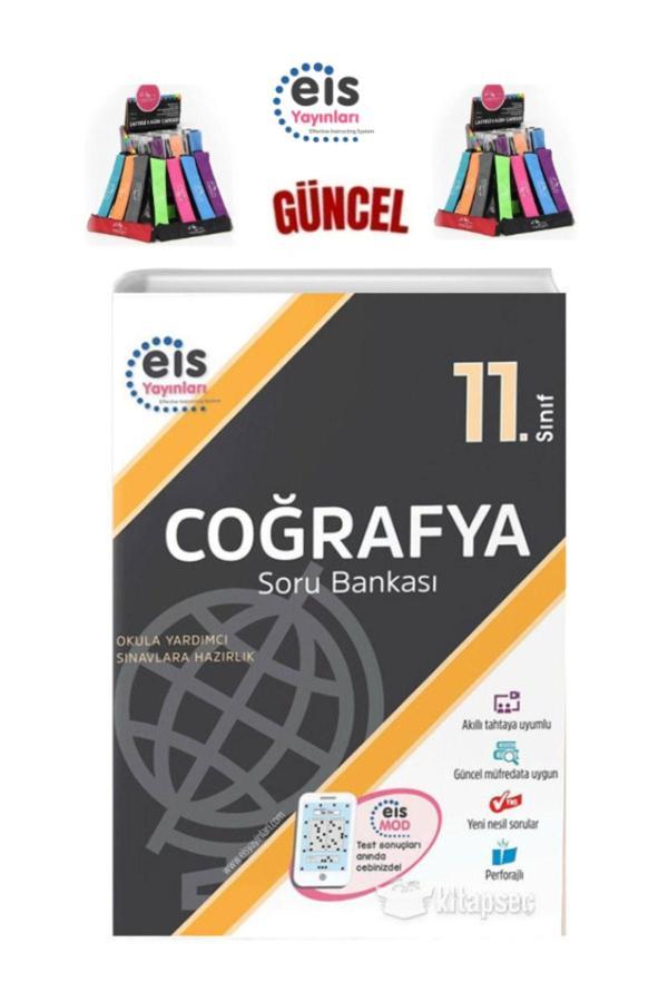 Eis Yayınları Güncel 11.Sınıf Coğrafya  Yeni Nesil Soru Bankası +Lastikli Kalemlik - Eis Yayınları - Image 1