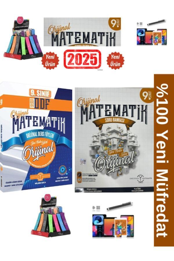 2025 9.sınıf Matematik Odf Kdt Seti Konu Soru Bankası Seti Kalemlik Kalem - Orijinal Yayınları - Image 1