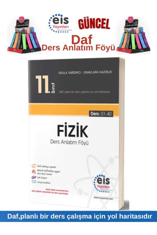 Eis Yayınları Güncel 11.sınıf Fizik Daf Ders Anlatım Föyü Kalemlik (KONU ANLATIMLI SORU BANKASI) - Eis Yayınları - Image 1