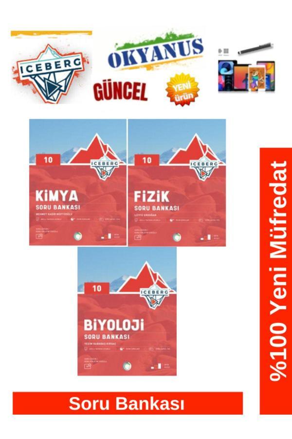 Güncel 10.Sınıf Iceberg Fizik-Kimya-Biyoloji  Video Çözümlü Soru Bankası(Yeni)+Kalem - Okyanus Yayıncılık - Image 1