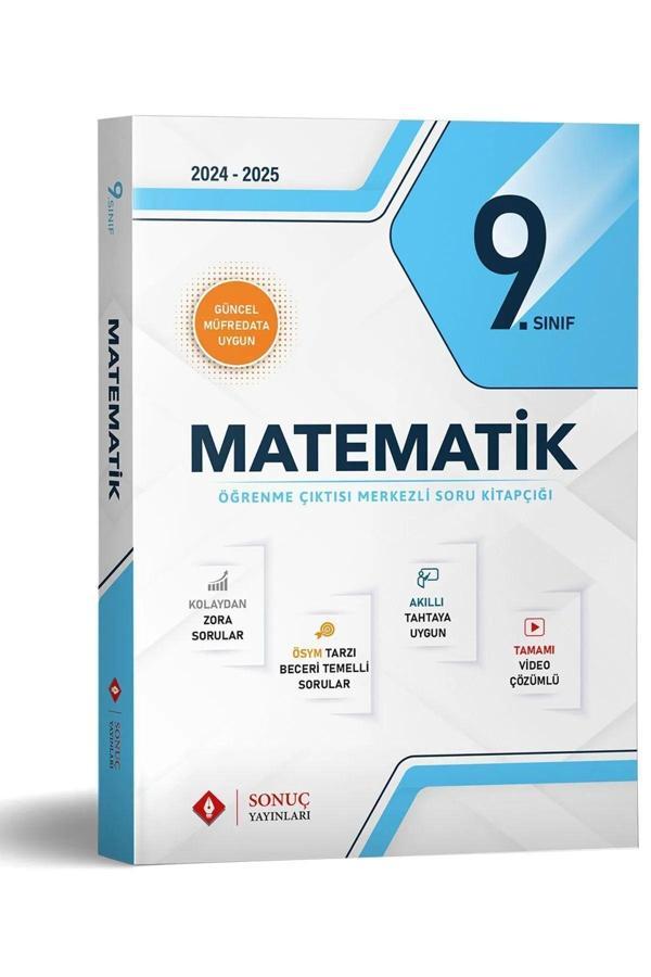2025 Sonuç Yayınları 9. Sınıf Matematik Modüler Set Soru Bankası 40 Seans - Sonuç Yayınları - Image 1