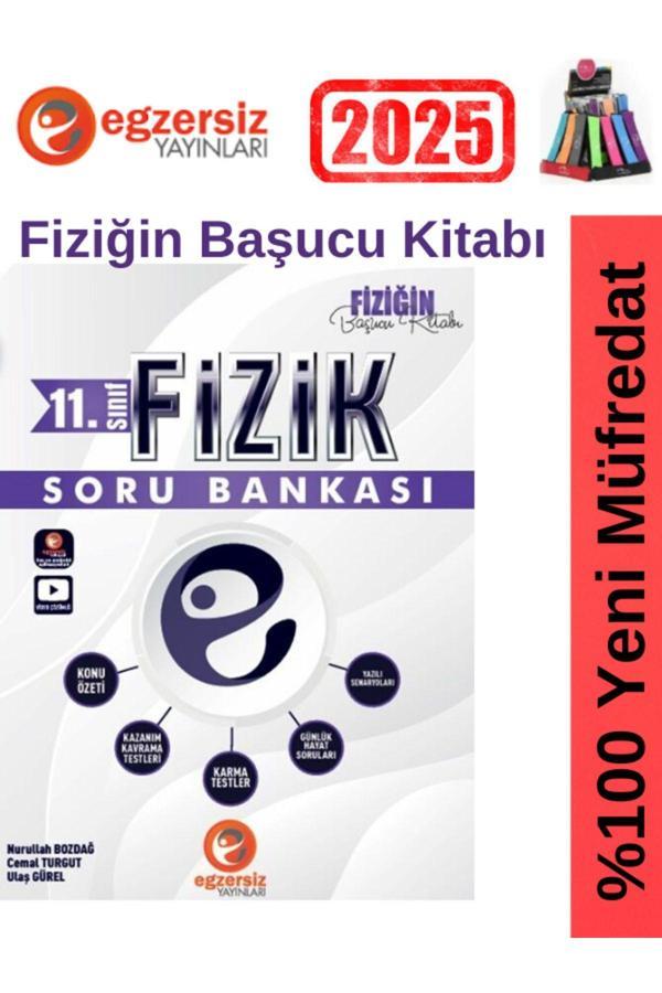 2025 Eyted  Egzersiz Yayınları 11.Sınıf Fizik Video Çözümlü Soru Bankası+Kalemlik - Egzersiz Yayınları - Image 1