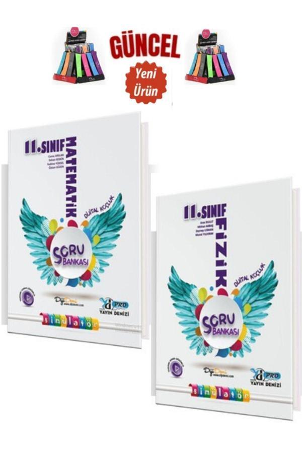 Güncel 11.Sınıf Matematik-Fizik Video Çözümlü Soru Bankası Seti+Cambridge Kalemlik - Yayın Denizi Yayınları - Image 1