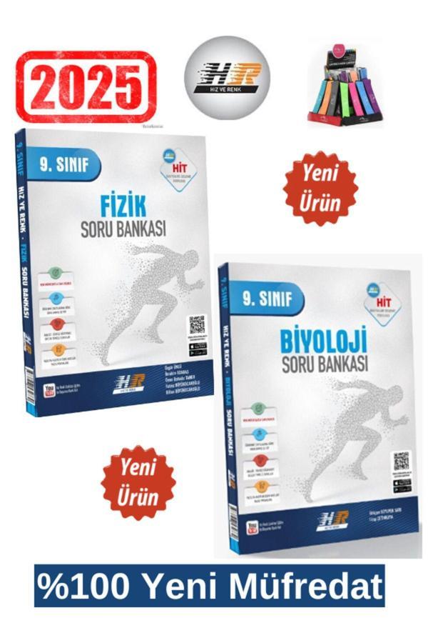 2026 9.Sınıf Hit Fizik-Biyoloji  %100 Yeni Müfredat Soru Bankası+Kalemlik - Hız ve Renk Yayınları - Image 1