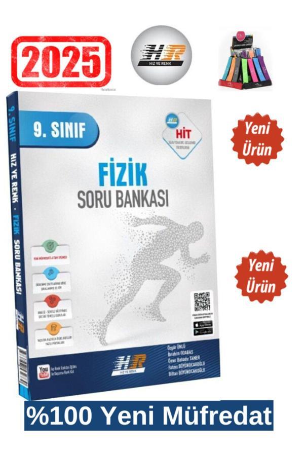2025 9.Sınıf Hit Fizik %100 Yeni Müfredat Soru Bankası+Kalemlik - Hız ve Renk Yayınları - Image 1