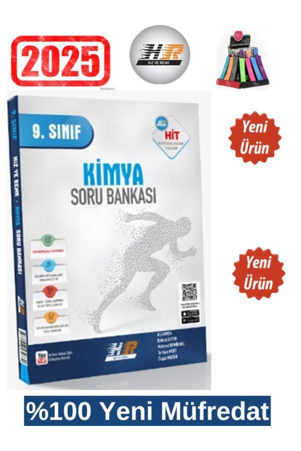 2025 9.Sınıf Hit Kimya %100 Yeni Müfredat Soru Bankası+Kalemlik - Hız ve Renk Yayınları - Image 1