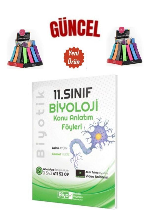 11.Sınıf Biyoloji Konu Anlatım Föyleri Video Konu Anlatımlı+Cambridge Kalemlik - Biyotik Yayınları - Image 1