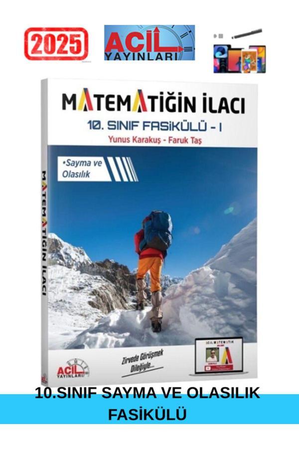10. Sınıf Matematiğin İlacı Fasikül Sayma ve Olasılık+Android Kalem - Acil Yayınları - Image 1