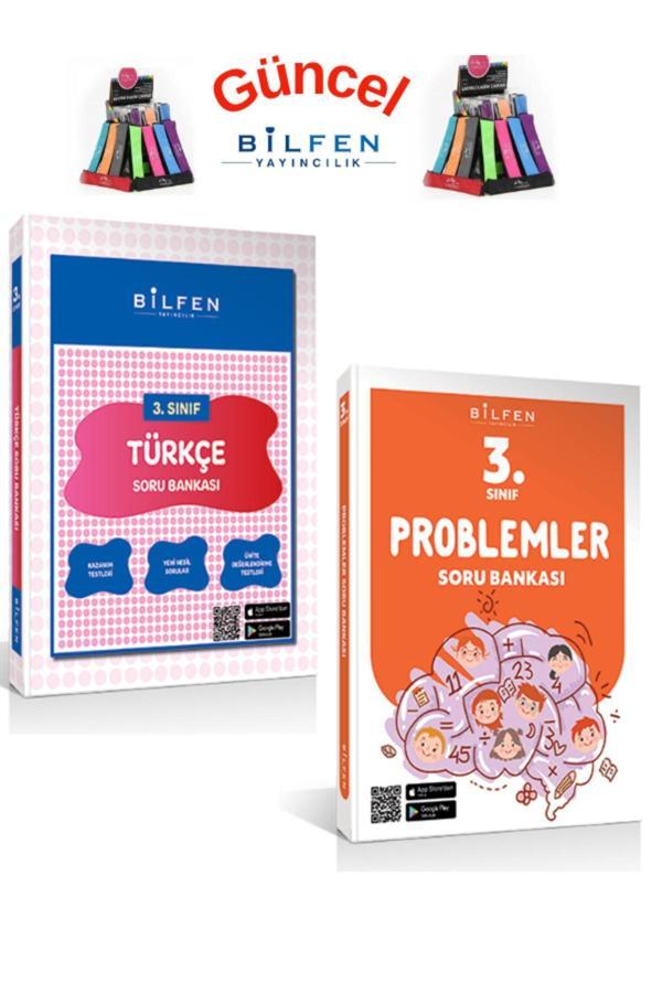 Güncel 3.Sınıf Türkçe-Problemler Soru Bankası Seti(2Kitap)+Kalemlik - Bilfen Yayınları - Image 1