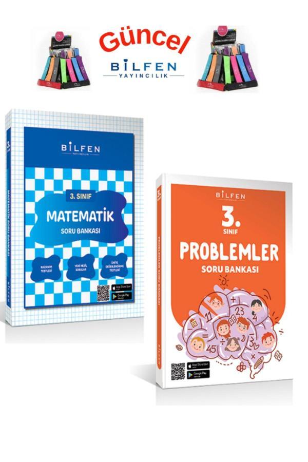 Güncel 3.Sınıf Matematik-Problemler Soru Bankası Seti(2Kitap)+Kalemlik - Bilfen Yayınları - Image 1