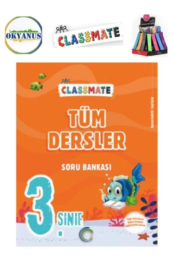 Güncel 3.Sınıf Clasmate Tüm Dersler  Etkinlikli Soru Bankası Seti+Kalemlik - Okyanus Yayıncılık - Image 1