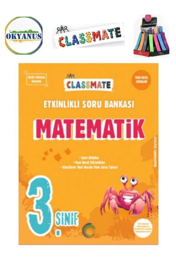 Güncel 3.Sınıf Clasmate Matematik Etkinlikli Soru Bankası+Kalemlik - Okyanus Yayıncılık - Image 1
