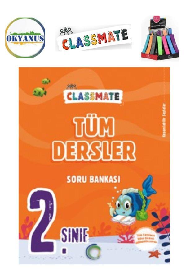 Güncel 2.Sınıf Clasmate Tüm Dersler Yeni Nesil Etkinlikli Soru Bankası Seti+Kalemlik - Okyanus Yayıncılık - Image 1