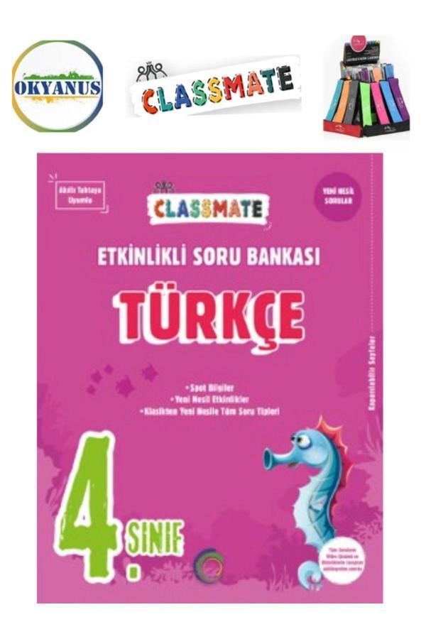 Güncel 4.Sınıf Clasmate Türkçe  Etkinlikli Soru Bankası+Kalemlik - Okyanus Yayıncılık - Image 1