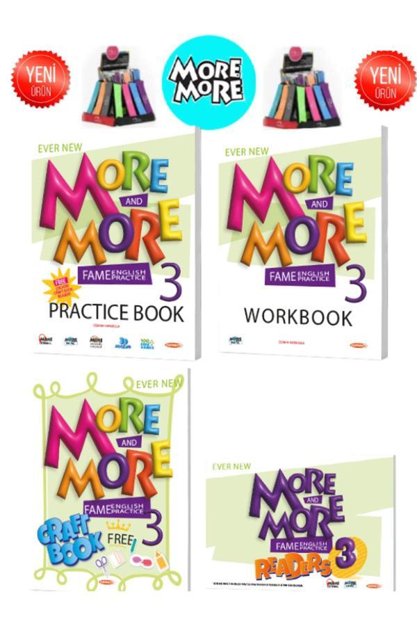 Güncel More And More 3.Sınıf (Practice+Workbook+Hikaye+Craft)4 lü Set+Cambridge Kalemlik - Fenomen Yayıncılık - Image 1