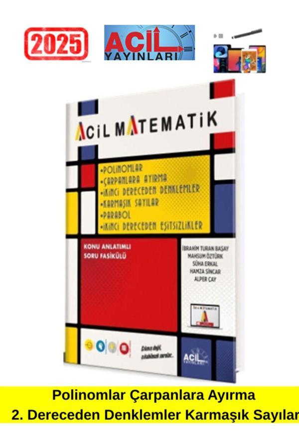 Polinomlar Çarpanlara Ayırma 2. Dereceden Denklemler Karmaşık Sayılar+Android Kalem - Acil Yayınları - Image 1