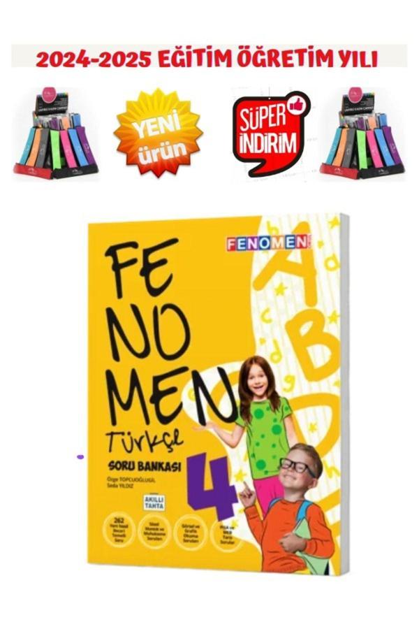 Fenomen Çocuk 2025 4.Sınıf Türkçe Soru Bankası+Lastiki Kalemlik - Fenomen Yayıncılık - Image 1