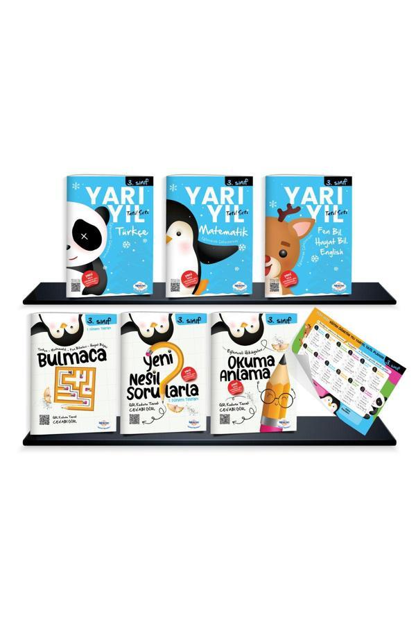 Öğretmen Evde Öğretmen Evde 3. Sınıf Yarıyıl Tatil Seti (2024-2025) - Öğretmen Evde Yayınları - Image 1