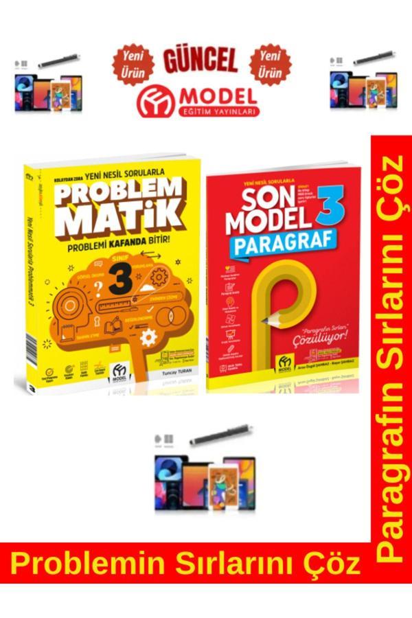 Model Eğitim 3.Sınıf Problematik+Paragraf Soru Bankası Seti +Android Kalem - Model Eğitim Yayınları - Image 1