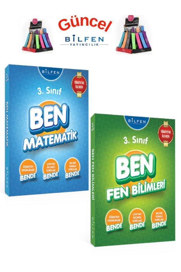 Güncel 3.Sınıf Ben Matematik-Fen Konu Anlatımlı Soru Bankası Seti+Kalemlik(2 Kitap) - Bilfen Yayınları - Image 1