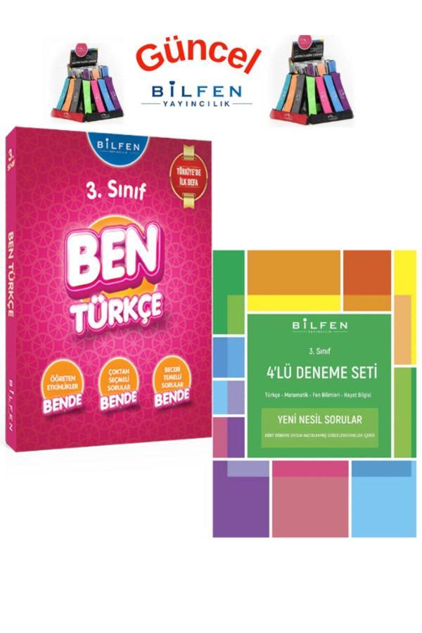 Güncel 3.Sınıf Ben Türkçe Konu Anlatımlı Soru Bankası+4lü Deneme+Kalemlik - Bilfen Yayınları - Image 1
