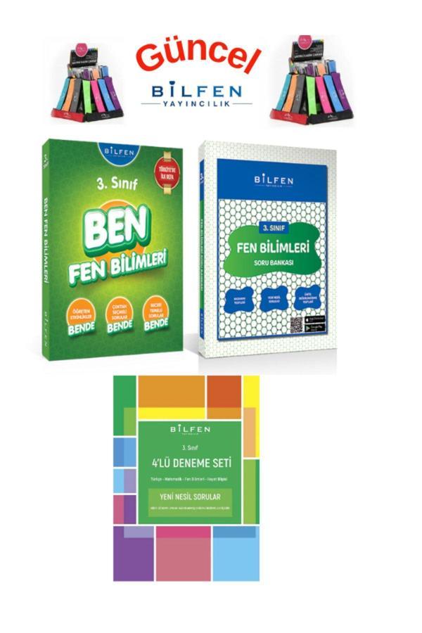 Güncel 3.Sınıf Ben Fen Konu Anlatımlı+Soru Bankası+4lü Deneme+Kalemlik - Bilfen Yayınları - Image 1