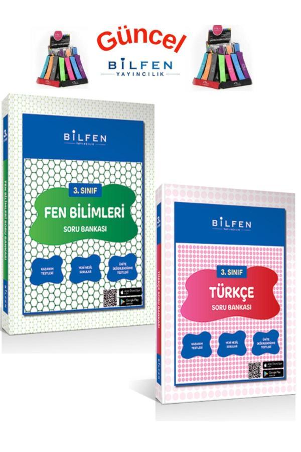 Güncel 3.Sınıf Fen-Türkçe Video Çözümlü Soru Bankası Seti(2 Kitap)+Cambridge Kalemlik - Bilfen Yayınları - Image 1