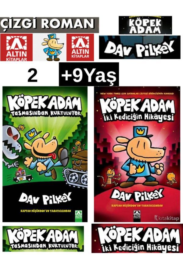 KöpekAdam 2-3 Tasmasından Kurtuluyor-İki Kediciğin Hikayesi 2-3.Kitap Çizgi roman - Altın Kitaplar - Image 1