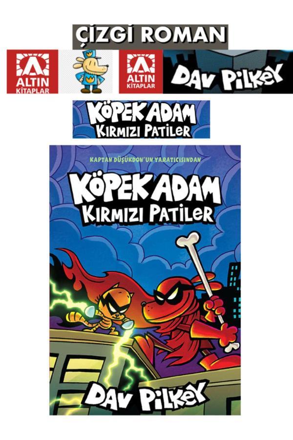 Altın Kitaplar KÖPEK ADAM-12 / KIRMIZI PATİLER(9789752130425) - Altın Kitaplar - Image 1