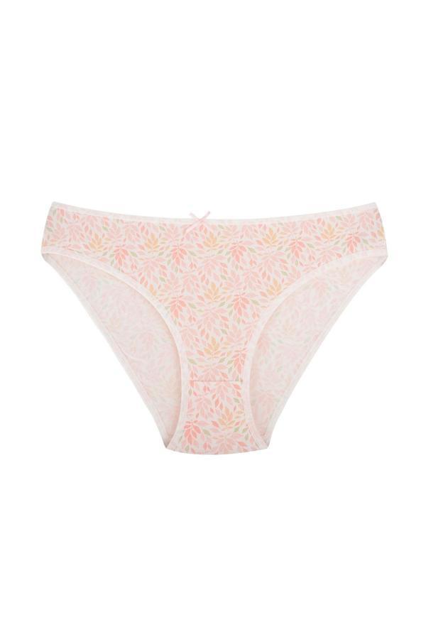 Pamuklu Esnek Desenli Slip Bikini Külot | V3 26800 - Image 1