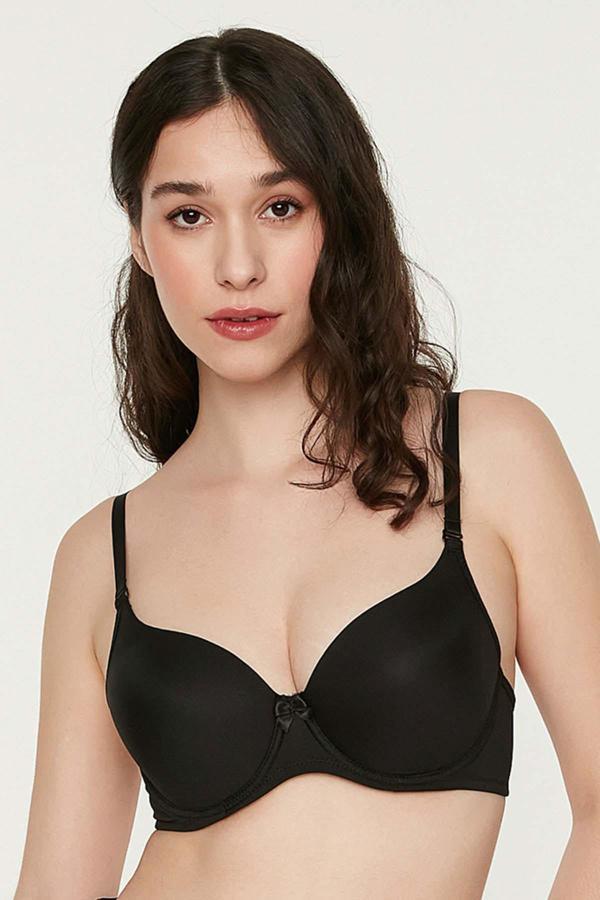 Basic Eco Line Desteksiz Boş Kap Sütyen | Siyah 1720 - Image 1