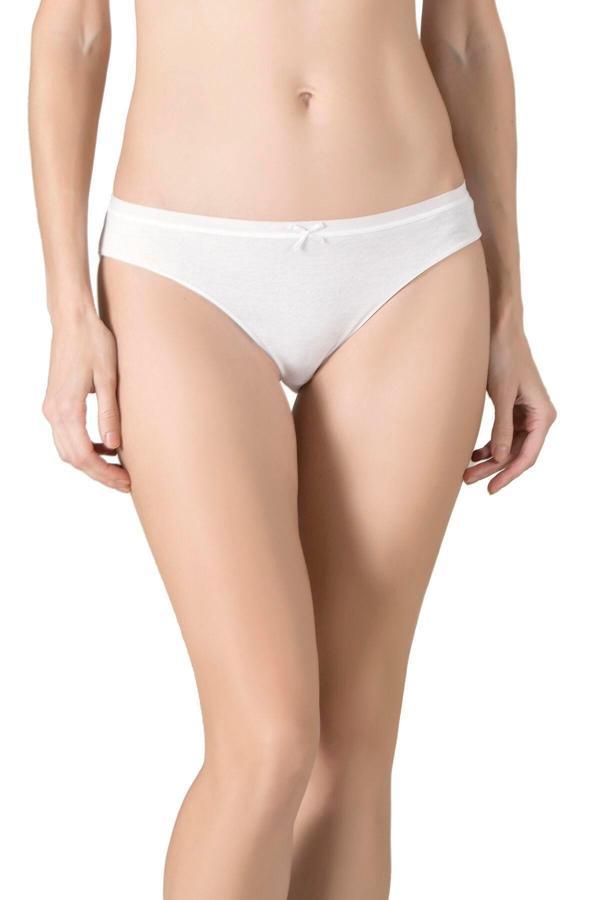 Pamuklu Kadın Slip Beyaz |K23533 - Image 1