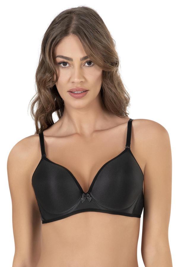 Kadın Basic B Cup Desteksiz Sütyen | Siyah - Image 1