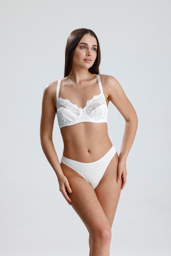 Toparlayıcı C Kap Sütyen Takım | Ekru 273 - Image 1