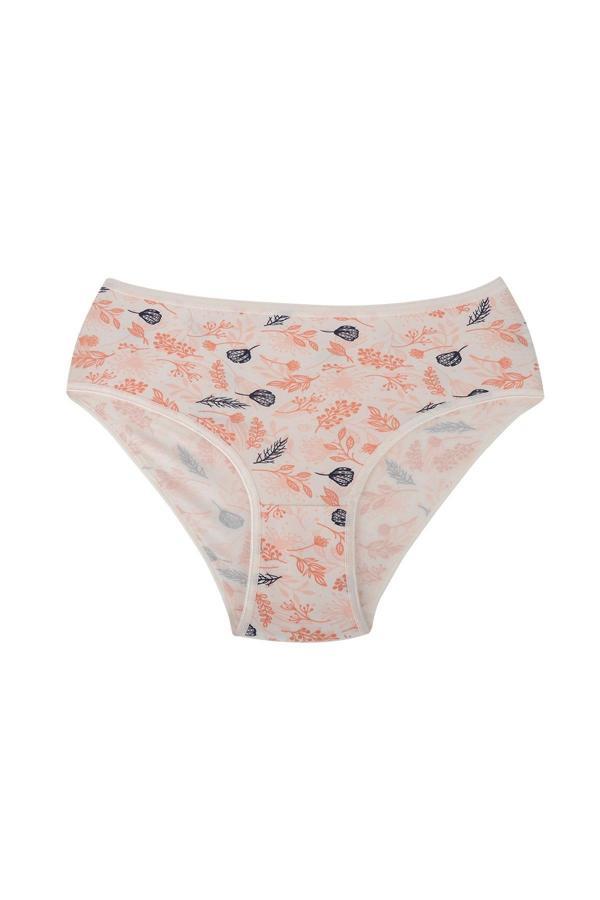 Pamuklu Esnek Desenli Bato Külot | V3 26000 - Image 1