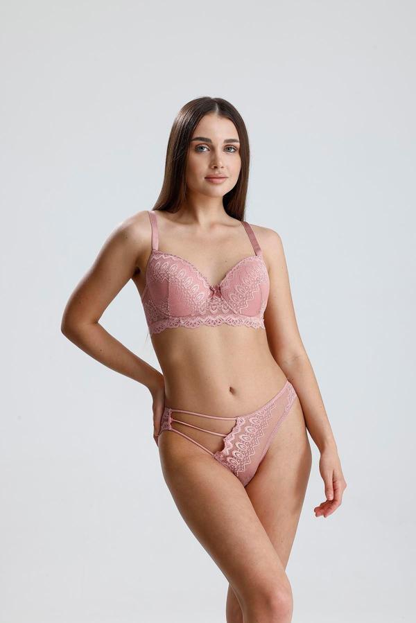Infaith 229 C Kap  Sütyen Takım | Gül Kurusu - Image 1