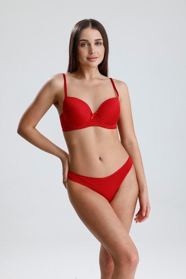 Destekli Sütyen Takım | Bordo 230 - Image 1