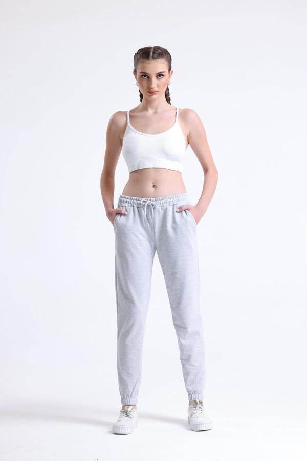 Kadın Eşofman Altı, Pijama Tek Alt | Gri - Image 1