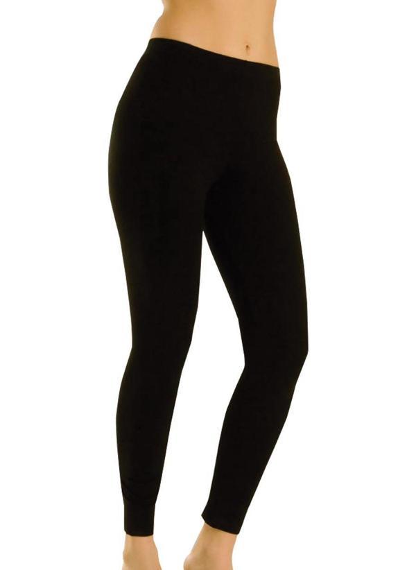 Kadın Likralı Süprem Düz Uzun Tayt Siyah | K0415 - Image 1