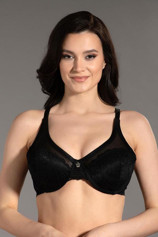 Kadın Desteksiz C Cup Sütyen Siyah | 4020 - Image 1