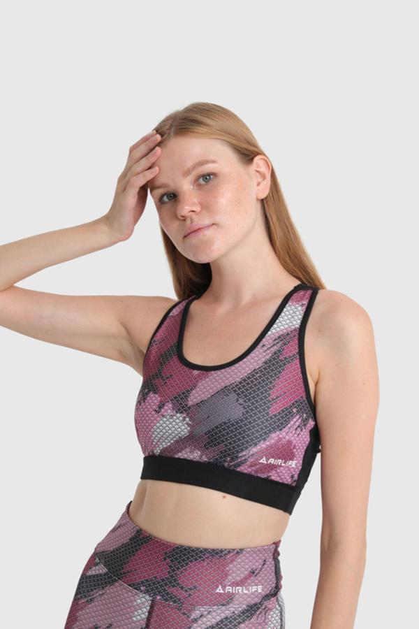 Kadın Bra Spor Büstiyer | Bordo 21015 - Image 1