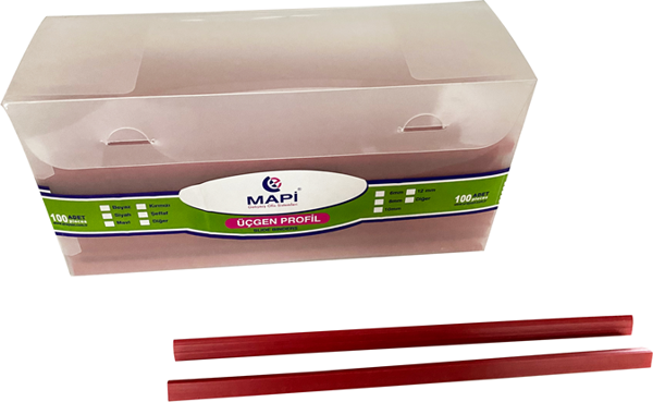 MAPİ 10MM ÜÇGEN PROFİL KIRMIZ100 AD. - Image 1