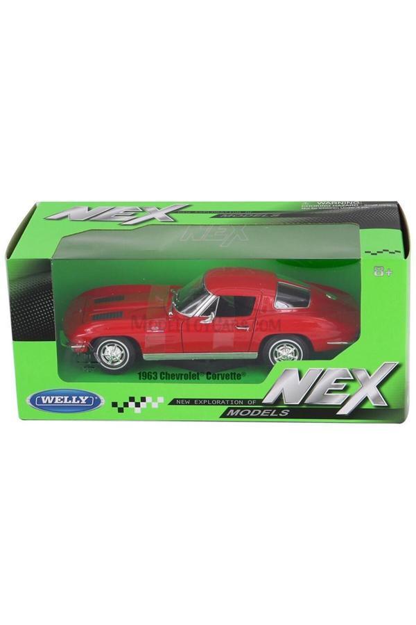 Hak-İş Oyuncak Welly 1:24 Metal 1963 Chevrolet Corvette - Image 1