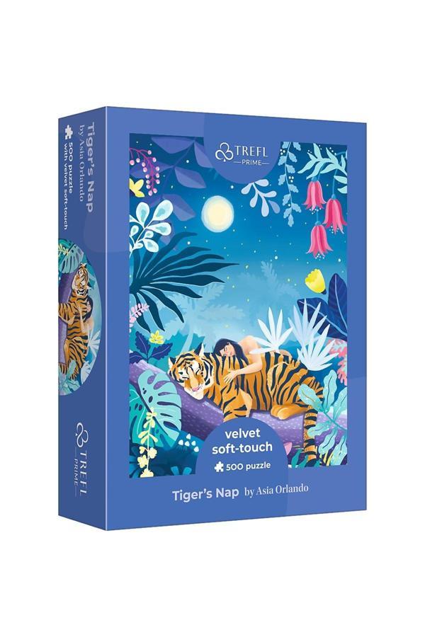 Yıldırım Oyuncak Tigers Nap Kaplan 500 Parça Çocuk Puzzle - Yubi Oyuncak - Image 1